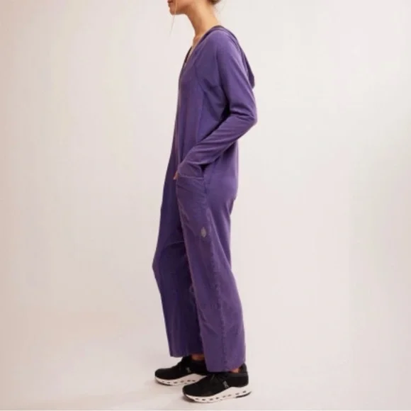 FP Movement by Free People Relaxed Purple Jumpsuit - Picture 3 of 4